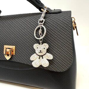 😍Michael's Choice! Crystal Swarovski Teddy Handbag Charm